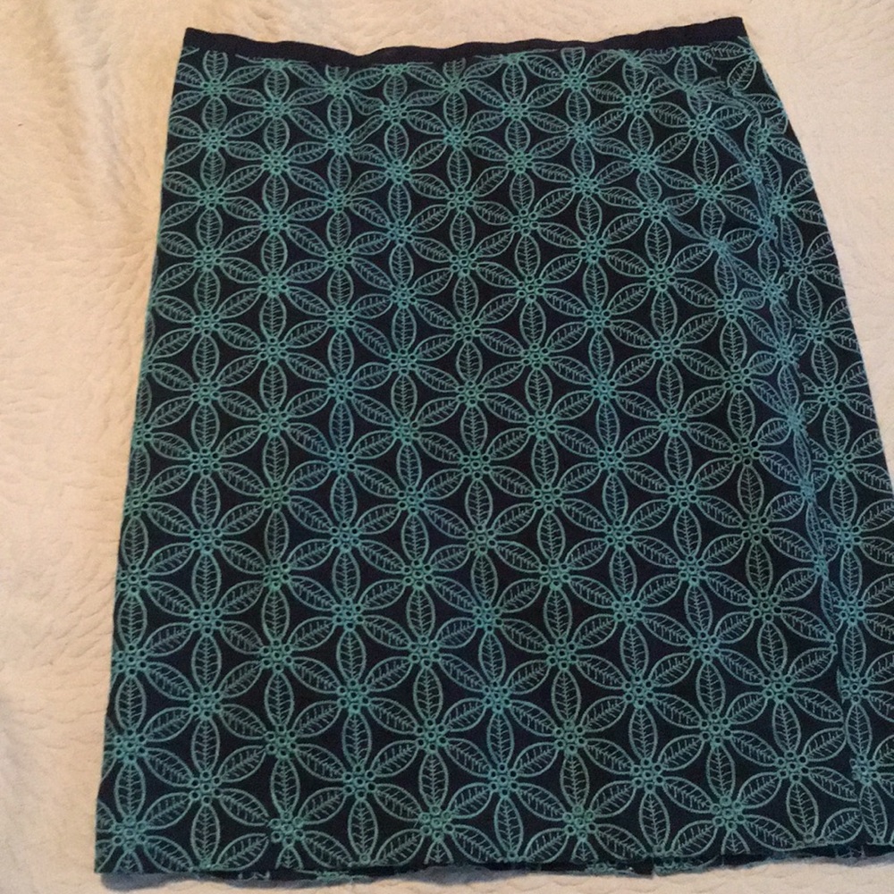 Talbots eyelet skirt